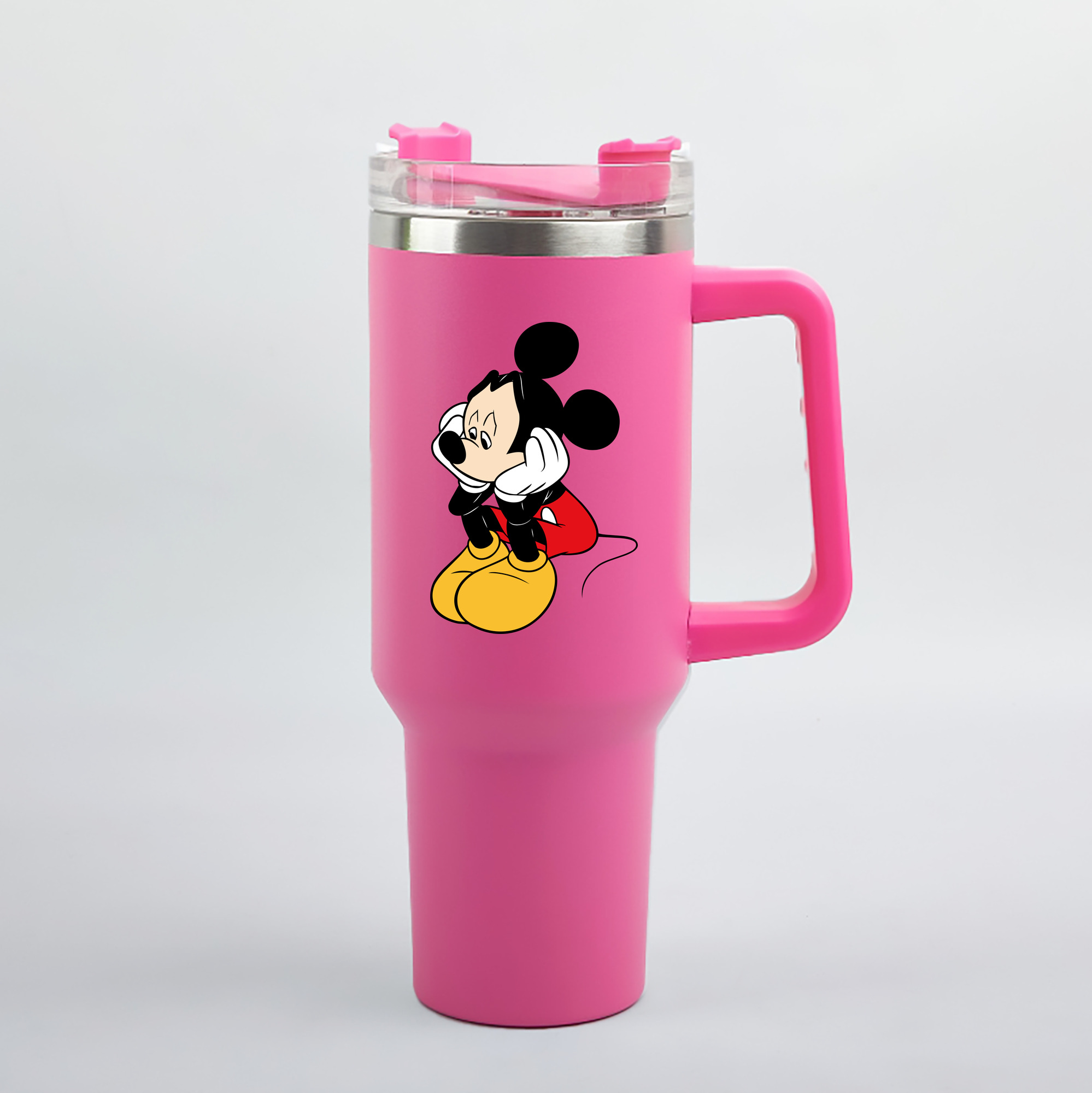 （画像用） ミッキーマウス Mickey Mouse 1200mL車用タンブラー（カラープリント）